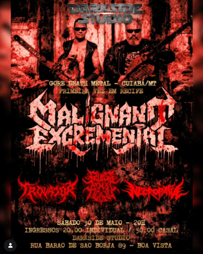 Malignant Excremental em Hellcife