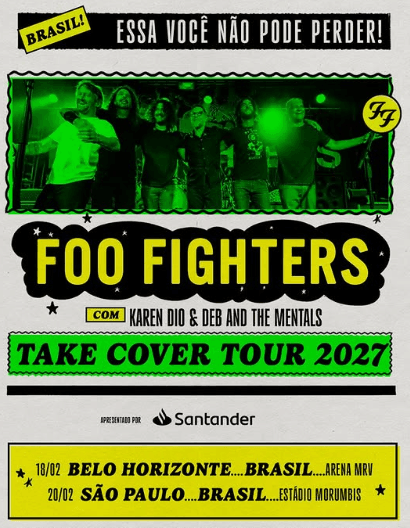 Foo Fighters Take Cover Tour