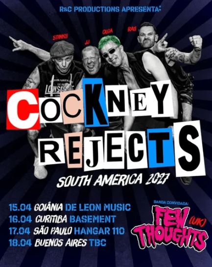 Cockney Rejects em Curitiba
