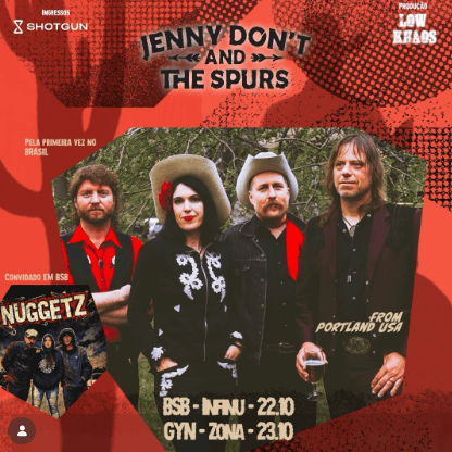 Jenny Don't and the Spurs em BrasĂlia
