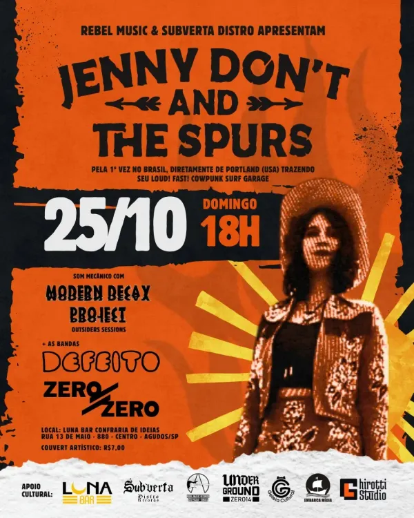 Jenny Don't and The Spurs em Agudos!