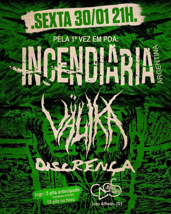 Incendiaria + Välika + Discrença