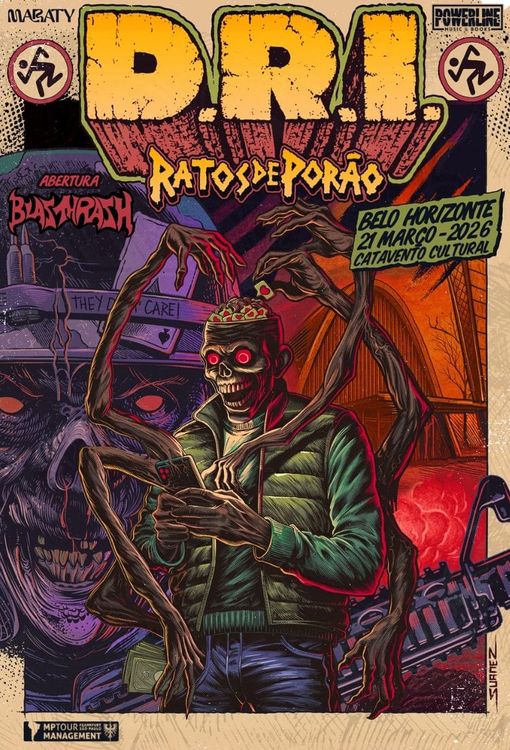 D.R.I. e Ratos de Porão em BH