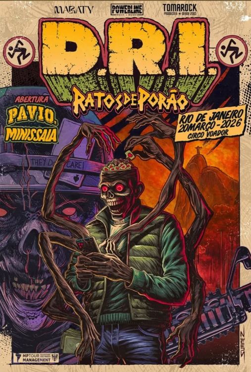 D.R.I. e Ratos de Porão no Rio 2026