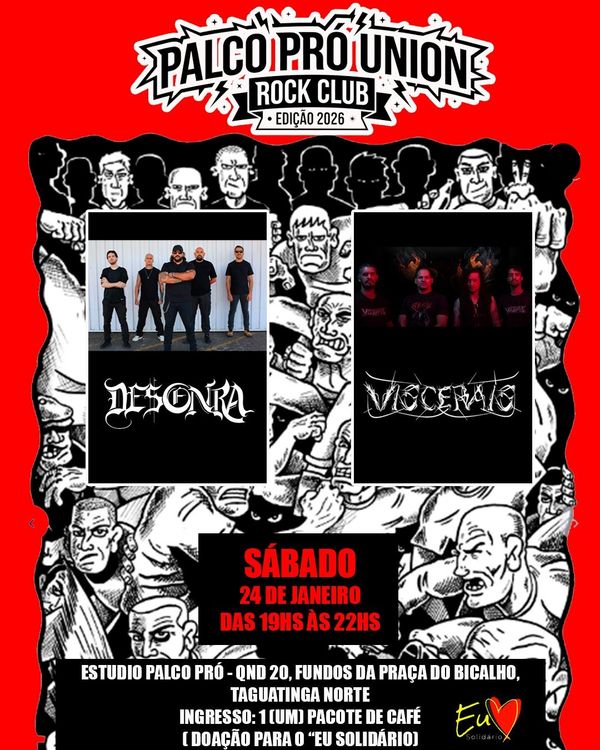 Palco Pró Union Rock Club 2026 - Dia 2
