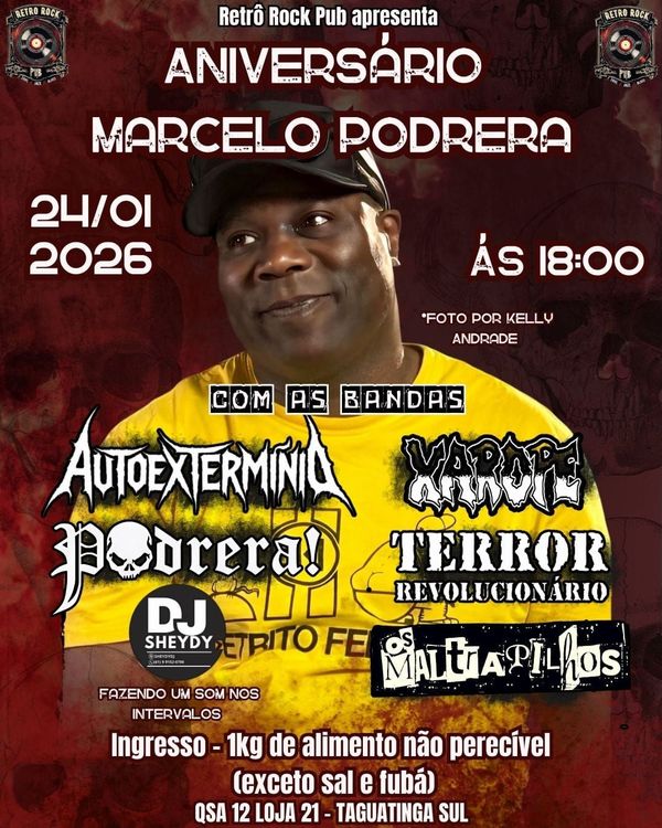 Aniversário Marcelo Podrera 2026