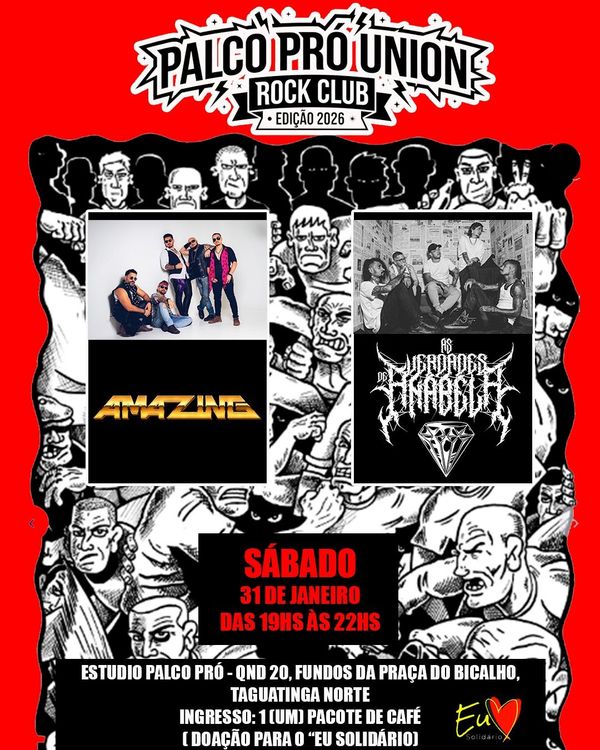 Palco Pró Union Rock Club 2026 - Dia 3