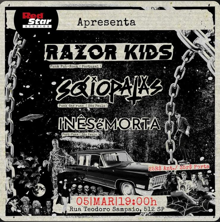Razor Kids, Sociopatas, Inês é Morta