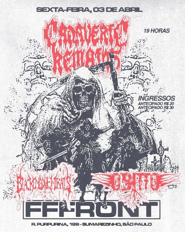 Cadaveric Remains em São Paulo 