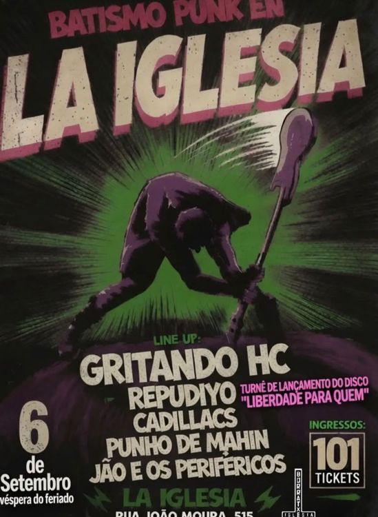 Batismo Punk no La Iglesia 