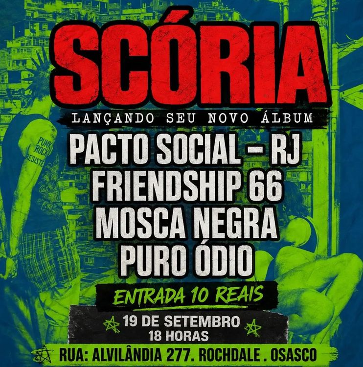 Lançamento do novo álbum da banda Scoria 