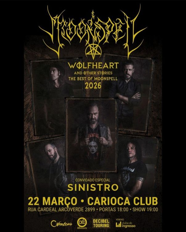 Moonspell em SP 2026
