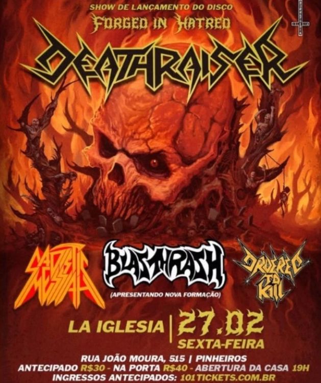 Lançamento do disco do Deathraiser