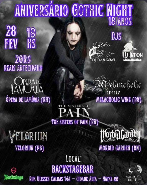 Aniversário Gothic Night 18 Anos