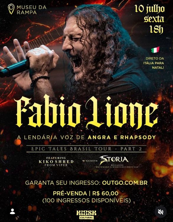 Fabio Lione em Natal