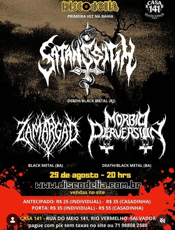 Satans Sigh + Morbid Perversion e Zamargad