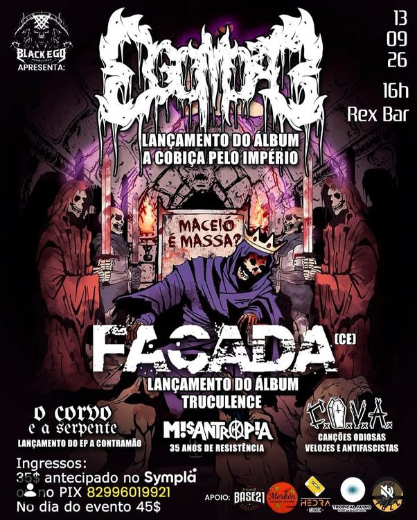 Egomorte - Lançando A cobiça pelo Império & Facada - Lançando Truculence