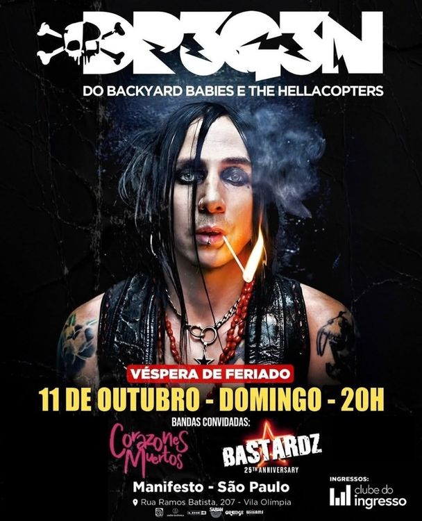 Dregen do Backyard Babies e The Hellacopters