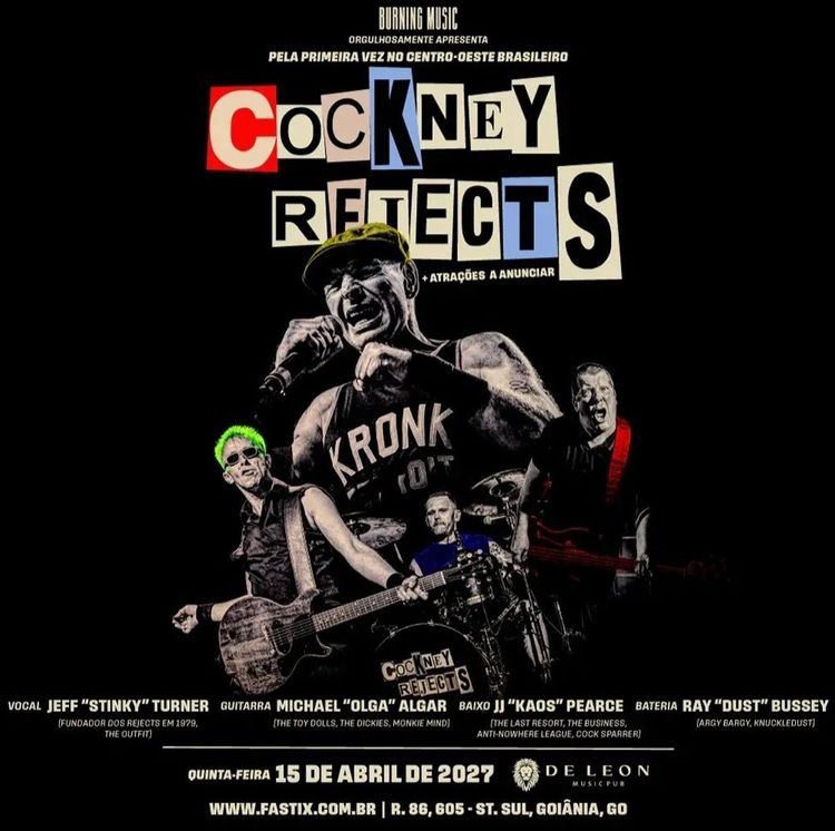 Cockney Rejects em GoiĂąnia
