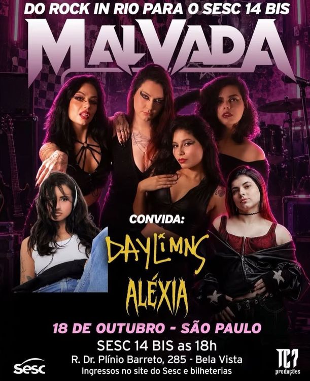 Malvada no SESC 14 Bis