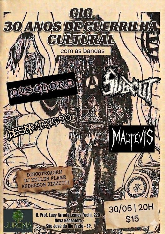 Gig 30 Anos de Guerrilha Cultural