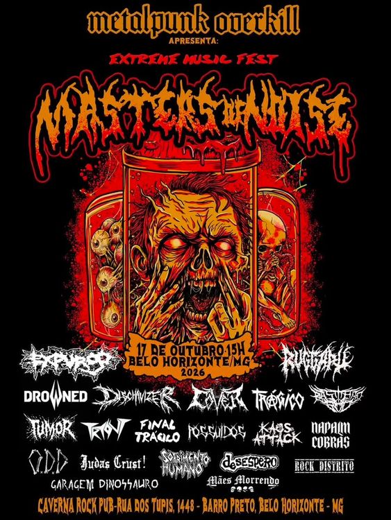 Masters of Noise em Belo Horizonte 