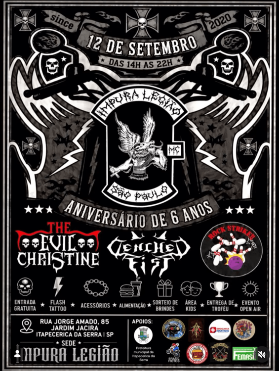 Impura Legião - aniversário de 6 anos